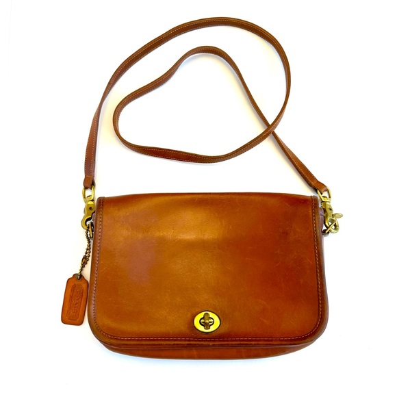 Coach Bags Vintage Coach Penny Pocket Purse In Brown Leather Poshmark